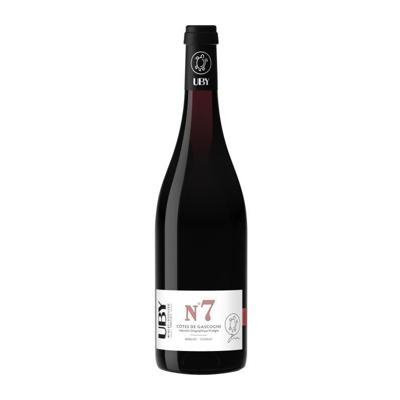 UBY N?7 Cotes de Gascogne - Vin rouge du Sud Ouest