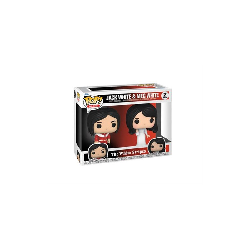 Figurine Funko Pop Rocks Jack White and Meg White The White Stripes