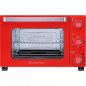 CONTINENTAL EDISON CEMF35R - Minifour electrique 35L rouge  - 1500W - Rotissoire, Convection naturelle