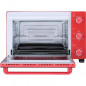 CONTINENTAL EDISON CEMF35R - Minifour electrique 35L rouge  - 1500W - Rotissoire, Convection naturelle