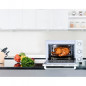 CONTINENTAL EDISON CEMF35W - Minifour electrique 35L blanc  - 1500W - Rotissoire, Convection naturelle