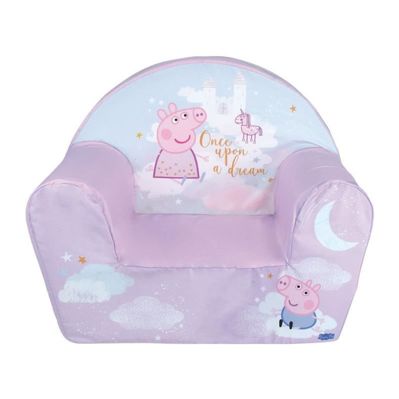 FUN HOUSE Peppa Pig Fauteuil Club - l.52 x P.33 x H.42 cm - Pour enfant origine France garantie