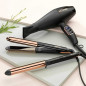 BaByliss ST482E - Lisseur BaByliss straight + curl brillance - 5 temperatures jusqua 235?C - Plaques 28 mm en titane veritable