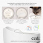 CAT IT Fontaine a eau automatique pour chat - 2,5 L Acier inox et filtre