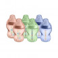 TOMMEE TIPPEE - Lot de 6 biberons Closer to Nature - Tetine valve Anti-Colique - 260ml - Multicolore