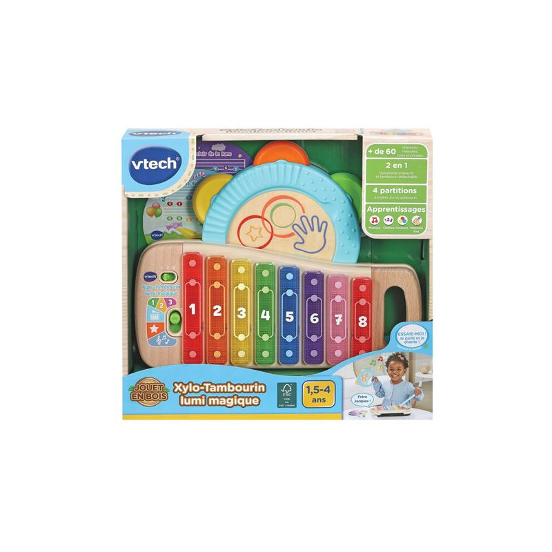 Instrument de musique Vtech Baby XyloTambourin lumi magique