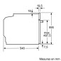  Multifonction 71L SIEMENS 3600W 59cm, HB 675 G 0 S 1