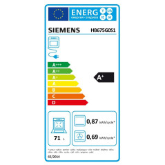 Siemens Four pyrolyse SIEMENS HB 675 G 0 S 1