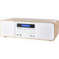 Thomson MIC201IBT Micro Chaine HiFi - Bluetooth - Radio - CD - MP3 - USB - Blanche + Induction