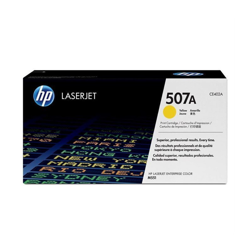 HP 507A Toner Jaune authentique CE402A