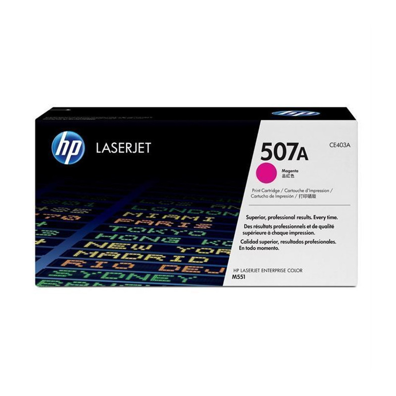 HP 507A toner LaserJet magenta authentique CE403A pour HP LaserJet Enterprise M551/M575/HP LaserJet Pro M570