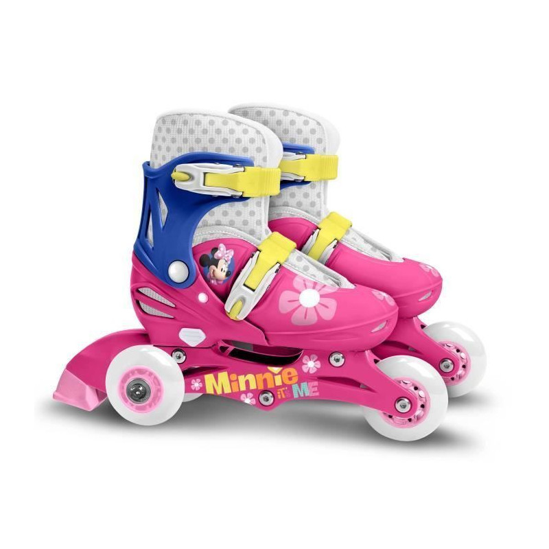 DISNEY MINNIE Patins en ligne 2 en 1 - 3 roues 27-30