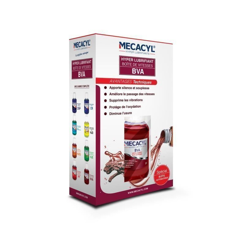 MECACYL BVA Hyper-Lubrifiant special boites de vitesses automatiques classique, tiptronic... - 100ml