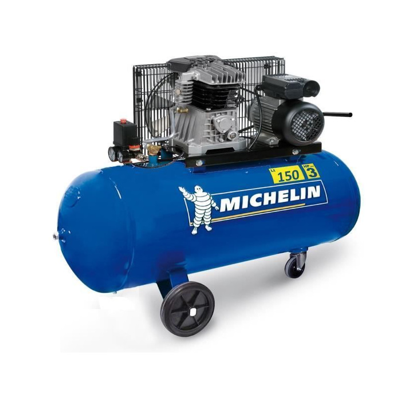 MICHELIN Compresseur a courroie 150L - 3 CV - 10 bars - 2850tr/min