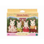 Poupée Sylvanian Families La Famille Lapin Chocolat