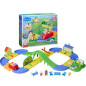 Peppa Pig Le circuit en ville de Peppa avec route modulable, inclut véhicule et 1 figurine, +35 sons, a partir de 3 ans