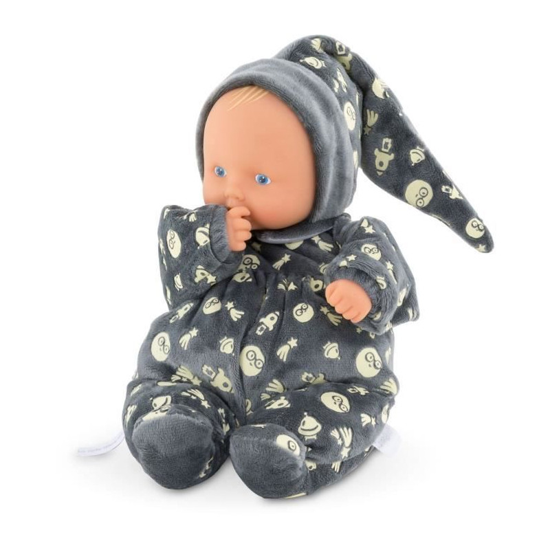 Mon Doudou Corolle - COROLLE - Babipouce Brille dans la Nuit - 28 cm - Des la naissance