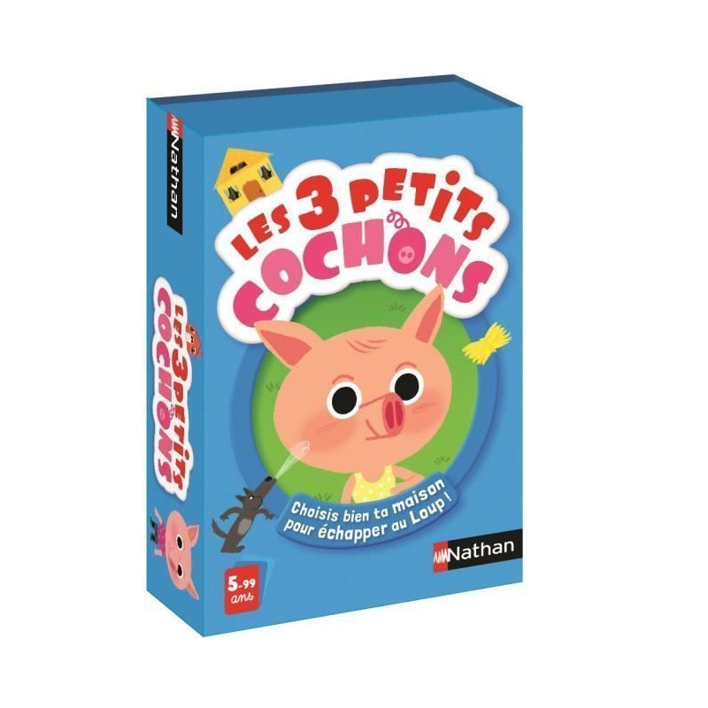 NATHAN - Les 3 Petits Cochons - Jeu de Cartes