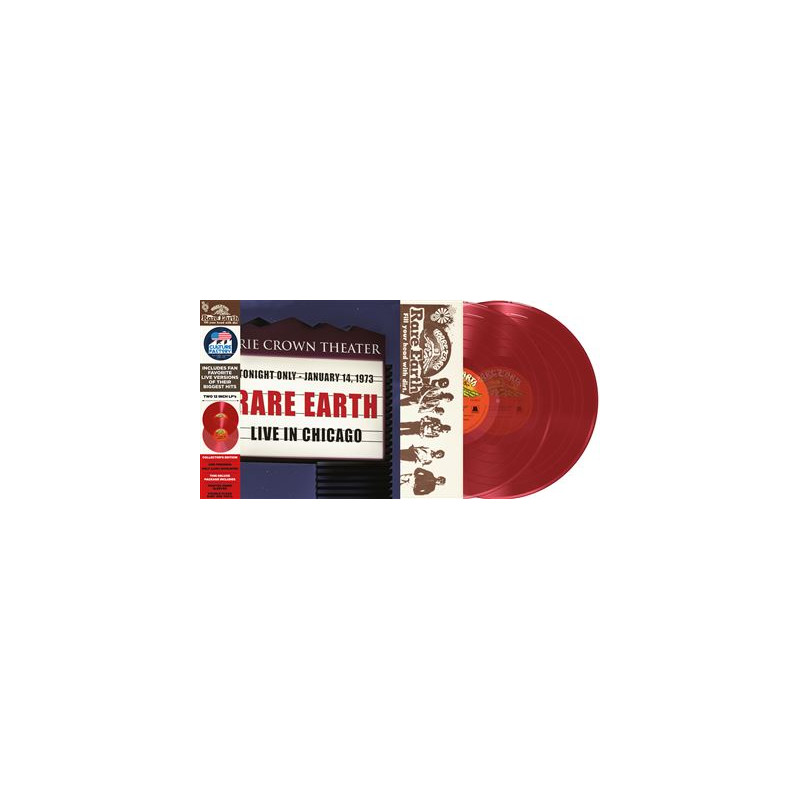 Live In Chicago Edition Limitée Vinyle Rouge