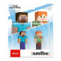 Pack 2 Figurines Amiibo Steve & Alex Série Super Smash Bros numéro 89