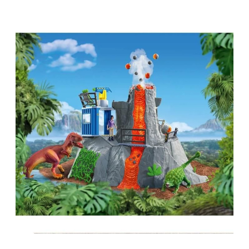 Expédition au grand volcan - SCHLEICH - 42564 - A partir de 4 ans