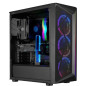 COOLER MASTER CMP 510 - Boitier PC - Midi Tower - Noir - ATX - Micro ATX - Mini-ITX