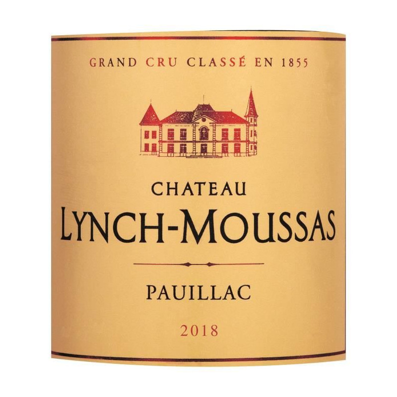 Château Lynch-Moussas 2018 Pauillac - Vin rouge de Bordeaux