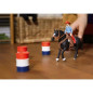 SCHLEICH - Cowgirl et Tonneaux de Racing - 42576 - Gamme Farm World