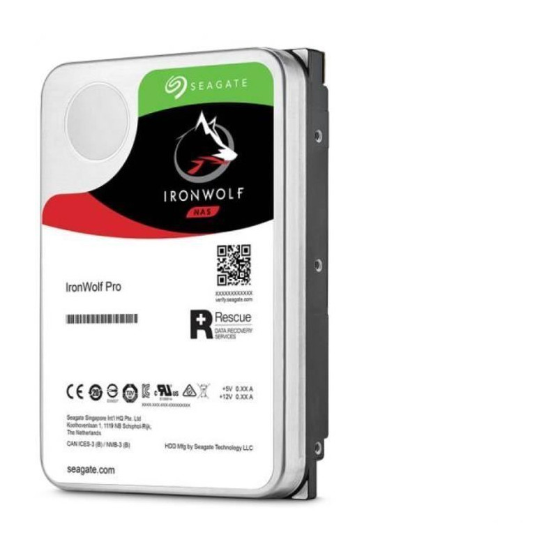 SEAGATE Disque dur IronWolf ST8000VN004 - 3.5 Interne - 8 To - SATA SATA/600 - 7200trs/mn - Buffer 256 Mo