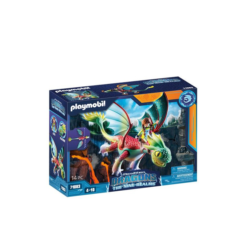 Playmobil Dragons 71083 The Nine Realms Feathers and Alex