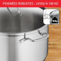 TEFAL B8646404 Marmite 26 cm inox, Tous feux dont induction, Garantie 5 ans, Poignées robustes, Couvercle verre, Intuition XL