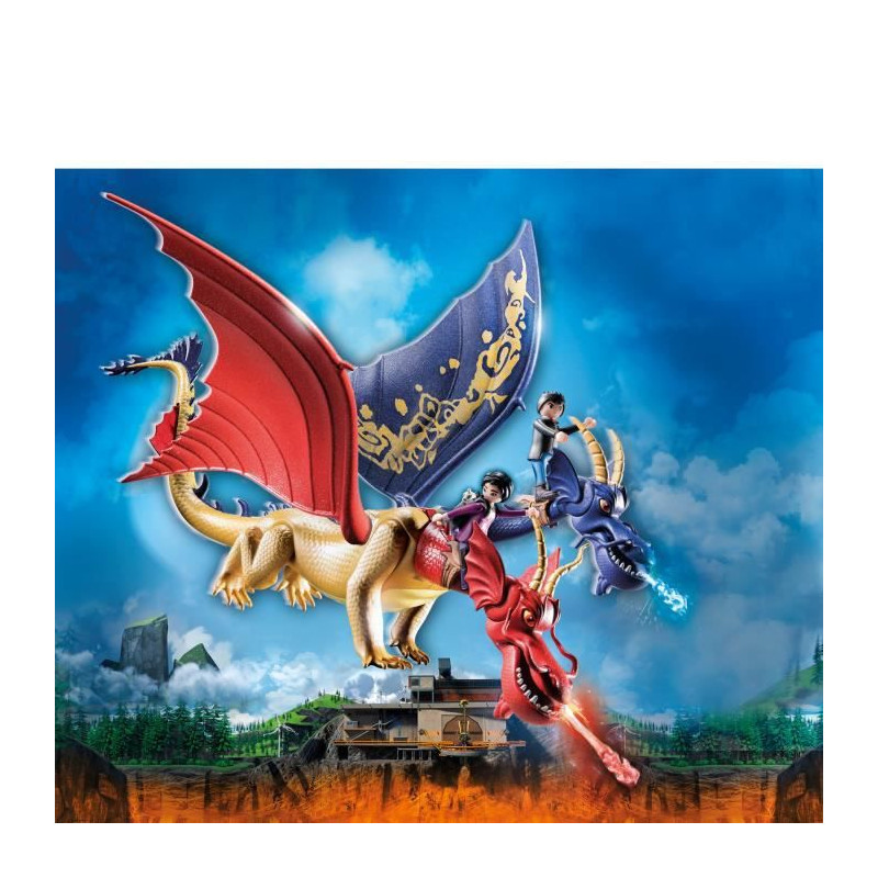 PLAYMOBIL - 71080 - Dragons Nine Realms: WuWei & Jun