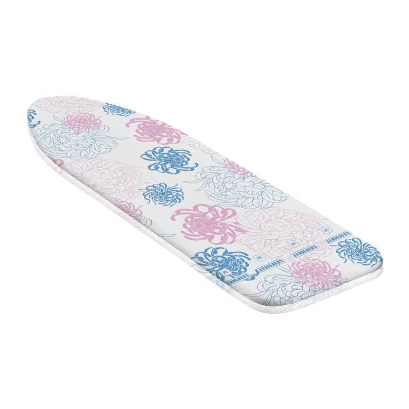 Leifheit Housse pour table a repasser Cotton Classic M, housse de planche a repasser rembourrée en coton, housse 125 x 40 cm