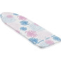 Leifheit Housse pour table a repasser Cotton Classic M, housse de planche a repasser rembourrée en coton, housse 125 x 40 cm