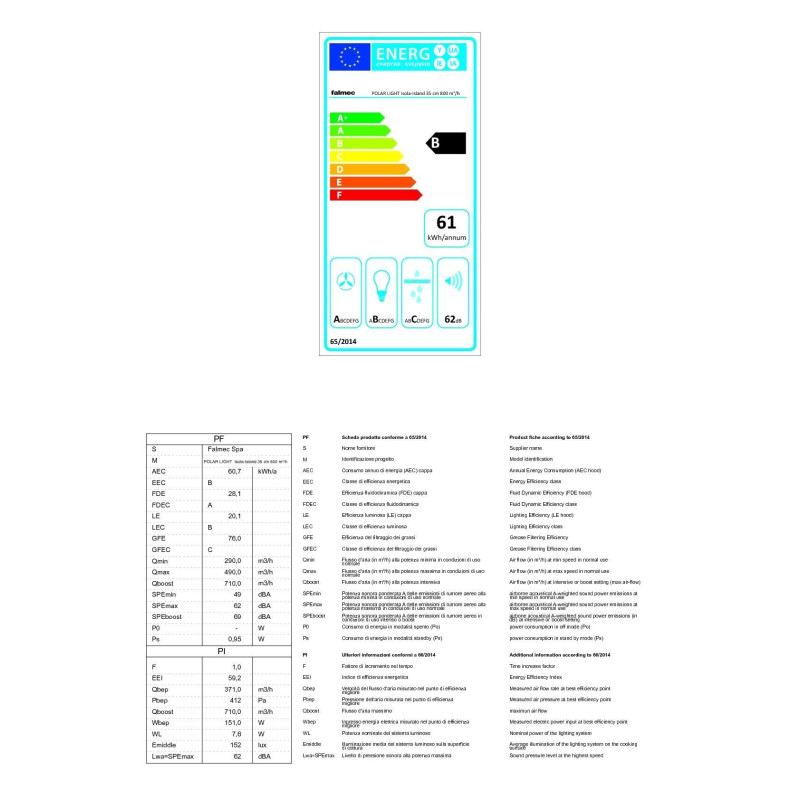 Hotte FALMEC POLARLI 2130