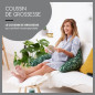 Babymoov B.LOVE Coussin de Maternité & Allaitement avec Remplissage Microbilles ultra-fines - Made in Europe, Vert