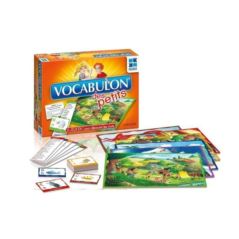 MEGABLEU Jeu dapprentissage Vocabulon des Petits