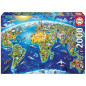 EDUCA - Puzzle Symboles du Monde 2000pcs