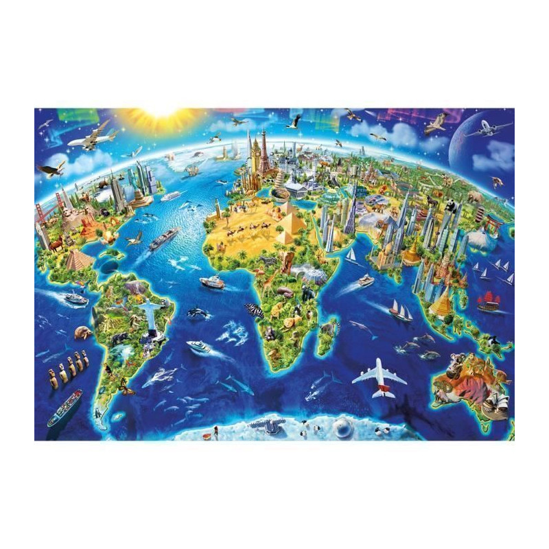 EDUCA - Puzzle Symboles du Monde 2000pcs