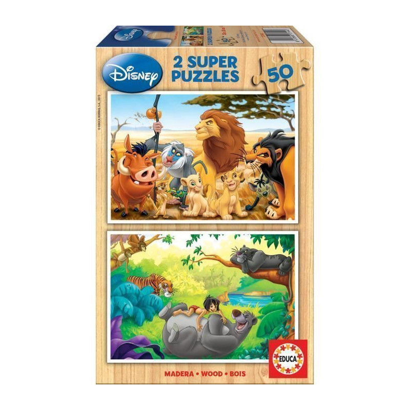 EDUCA - Puzzles Bois DISNEY