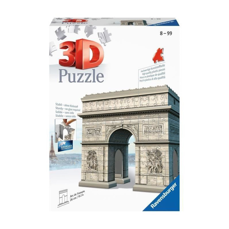 RAVENSBURGER Puzzle 3D Arc De Triomphe 216 pcs