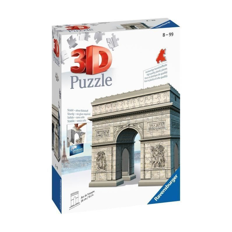 RAVENSBURGER Puzzle 3D Arc De Triomphe 216 pcs