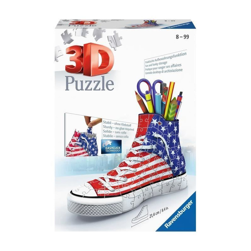 RAVENSBURGER Puzzle 3D Sneaker American Style 108 pcs