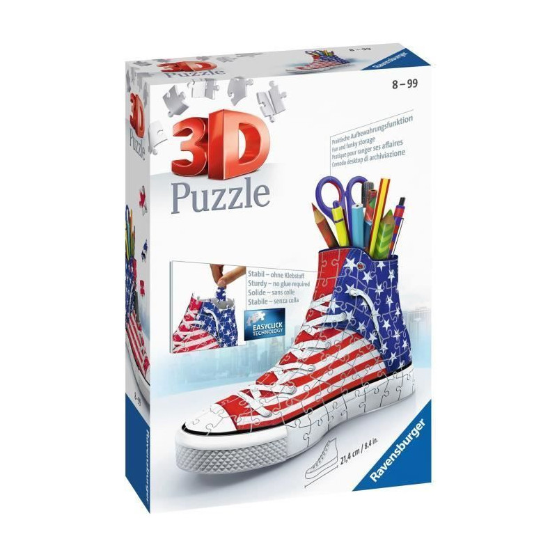 RAVENSBURGER Puzzle 3D Sneaker American Style 108 pcs