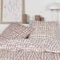 Parure de lit 2 personnes TODAY Flannelle 1.14 - Une housse de couette 220x240 cm + 2 taies d'oreillers 63x63 cm