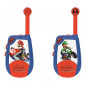 MARIO KART Talkie-walkies digitaux enfant portee 2 km de portee et fonction morse LEXIBOOK