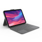 Etui clavier rétroéclairé détachable Logitech Combo Touch pour iPad 10e génération Gris