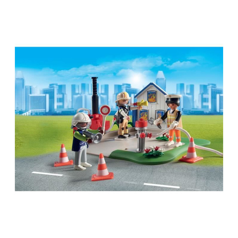 PLAYMOBIL - 70980 - My Figures: Secouristes - Figures - Combine tes personnages Ville & Métiers