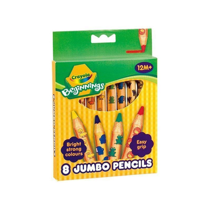 Crayola 8 Maxi crayons de couleur