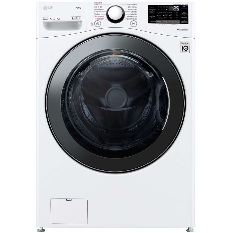 Lave-linge frontaux 17kg 127L LG 1100tr/min 70cm E, F71P 12 WHS